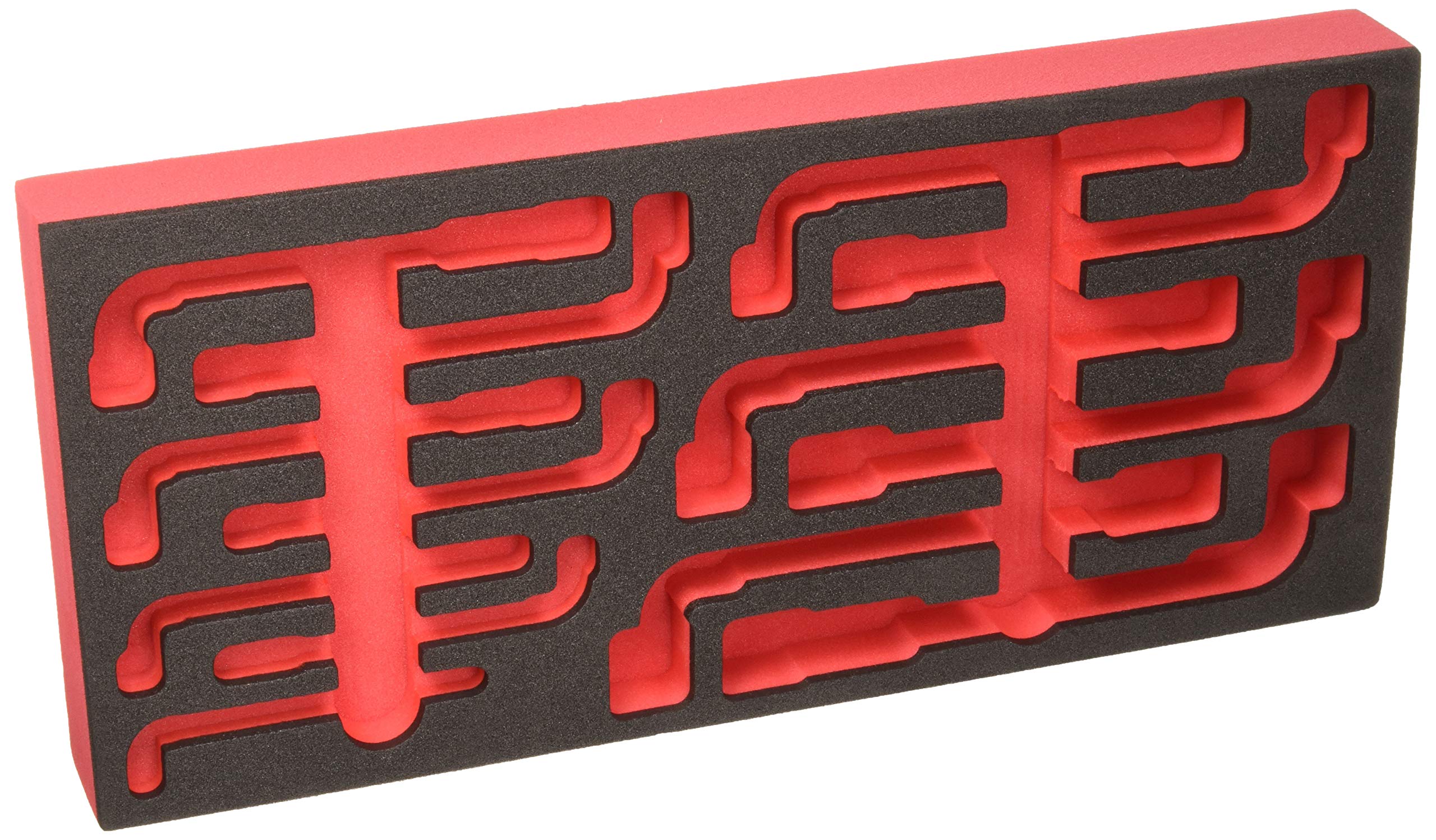 FACOM - Empty Foam Module for 6-Point Angled Pipe Wrenches - PM.MOD75 - for a 13-Piece Set - Storage Tool Tray - Shock Proof - Immediate Visualization - Hand Tools