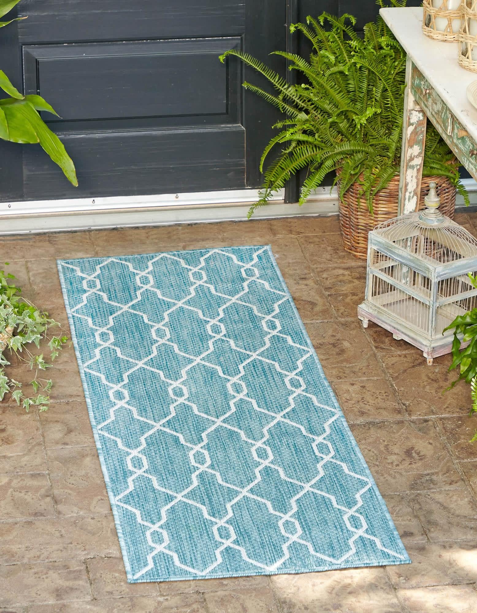 Unique Loom Outdoor Trellis Collection Area Rug