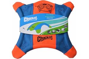 Chuckit! Flying Squirrel Toss Toy Floats Small 9" - Pack of 3