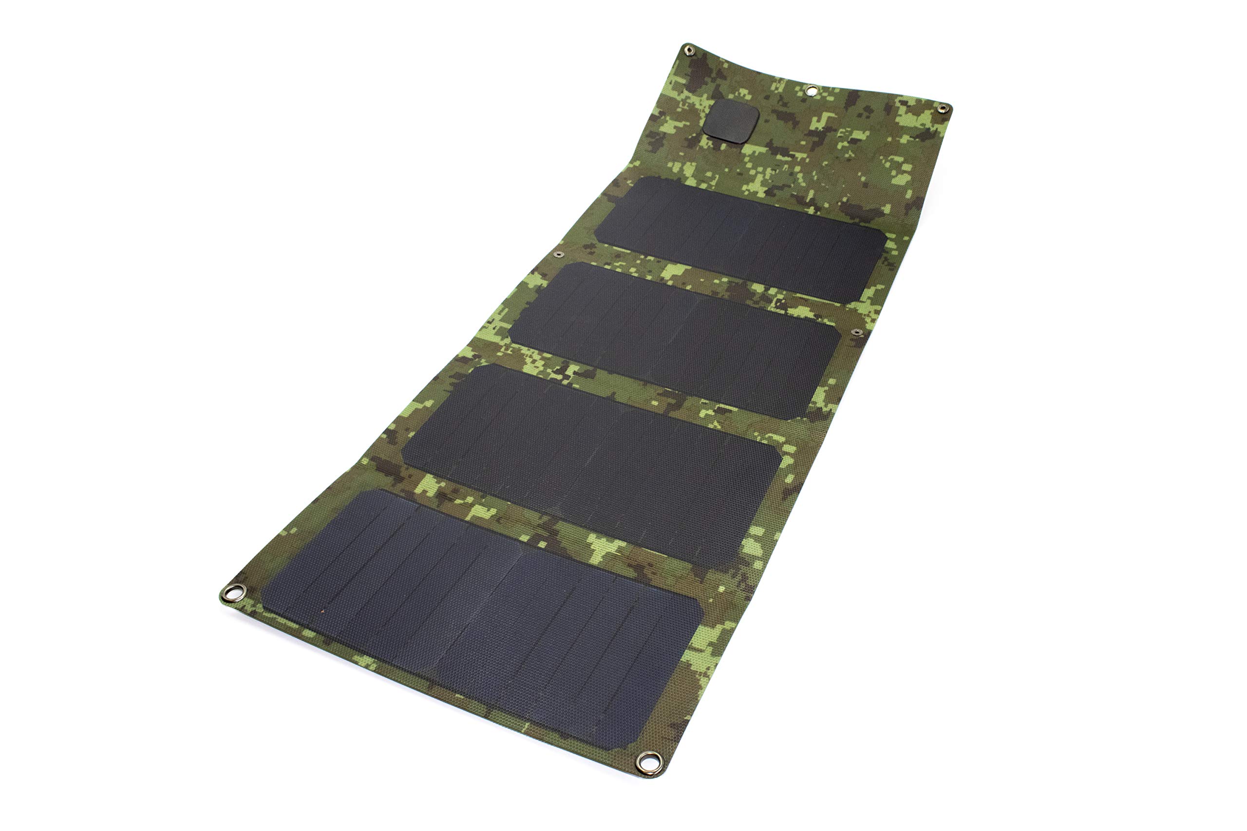 Powertraveller - Tactical Falcon 28E Ultra lightweight, foldable 28 watt solar panel for charging 5V devices including smartphones, action cameras, GPS and more. Featuring dual 5V USB output ports.