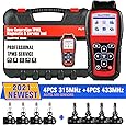 Autel MaxiTPMS TS508K 2021 Newest TPMS Relearn Tool, with 4PCS 315MHz/433MHz Sensors[$240 Value]​, Upgraded TS501/TS408/TS401, Program MX-Sersors, Activate/Relearn Sensor, Read/Clear TPMS DTCs