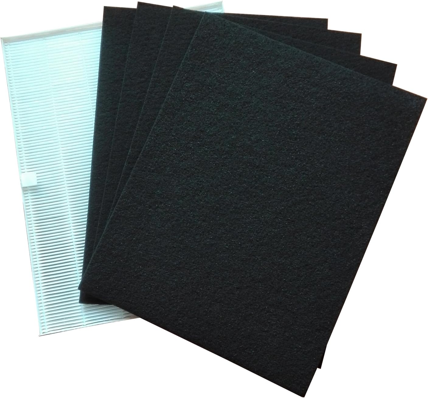 CF Clean Fairy Air Hepa Filter for Winix-Compatible 115115 & 4 Carbon Filters, Size 21 Filters Fits Plasma Wave WAC5300, WAC5500, WAC6300, 5000