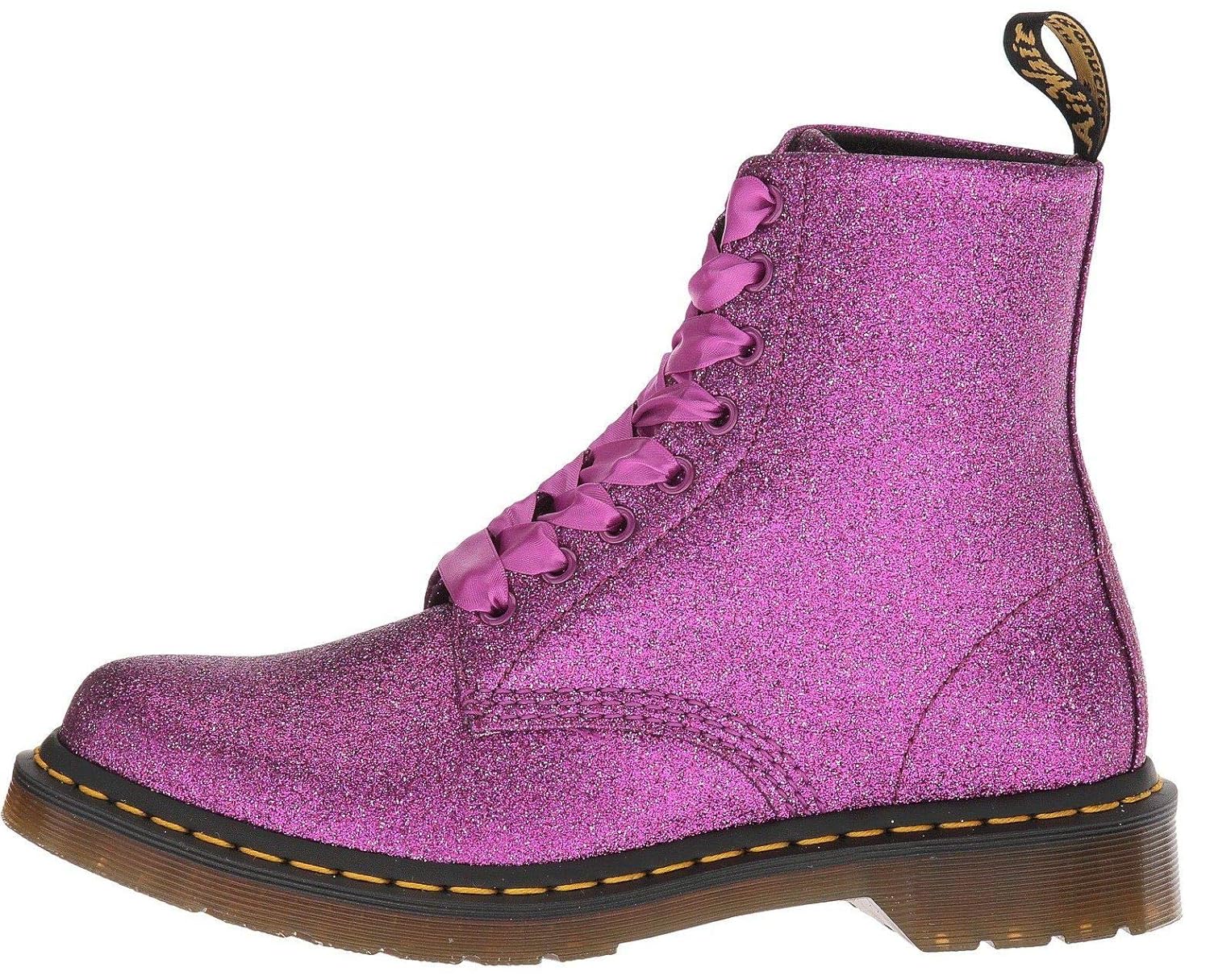 purple glitter dr martens