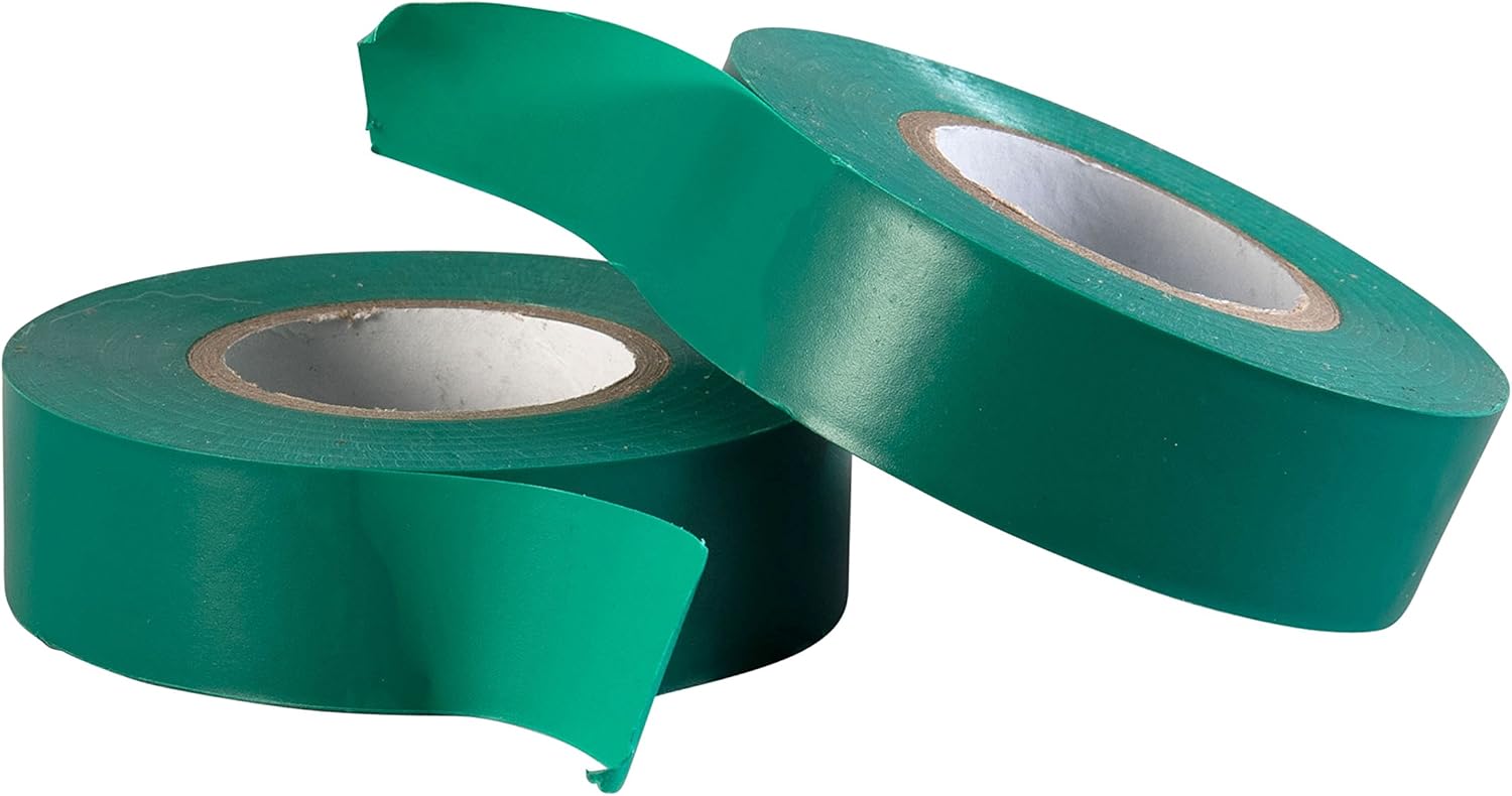 Gocableties Green PVC Electrical Insulation Tape 20m x 19mm Premium