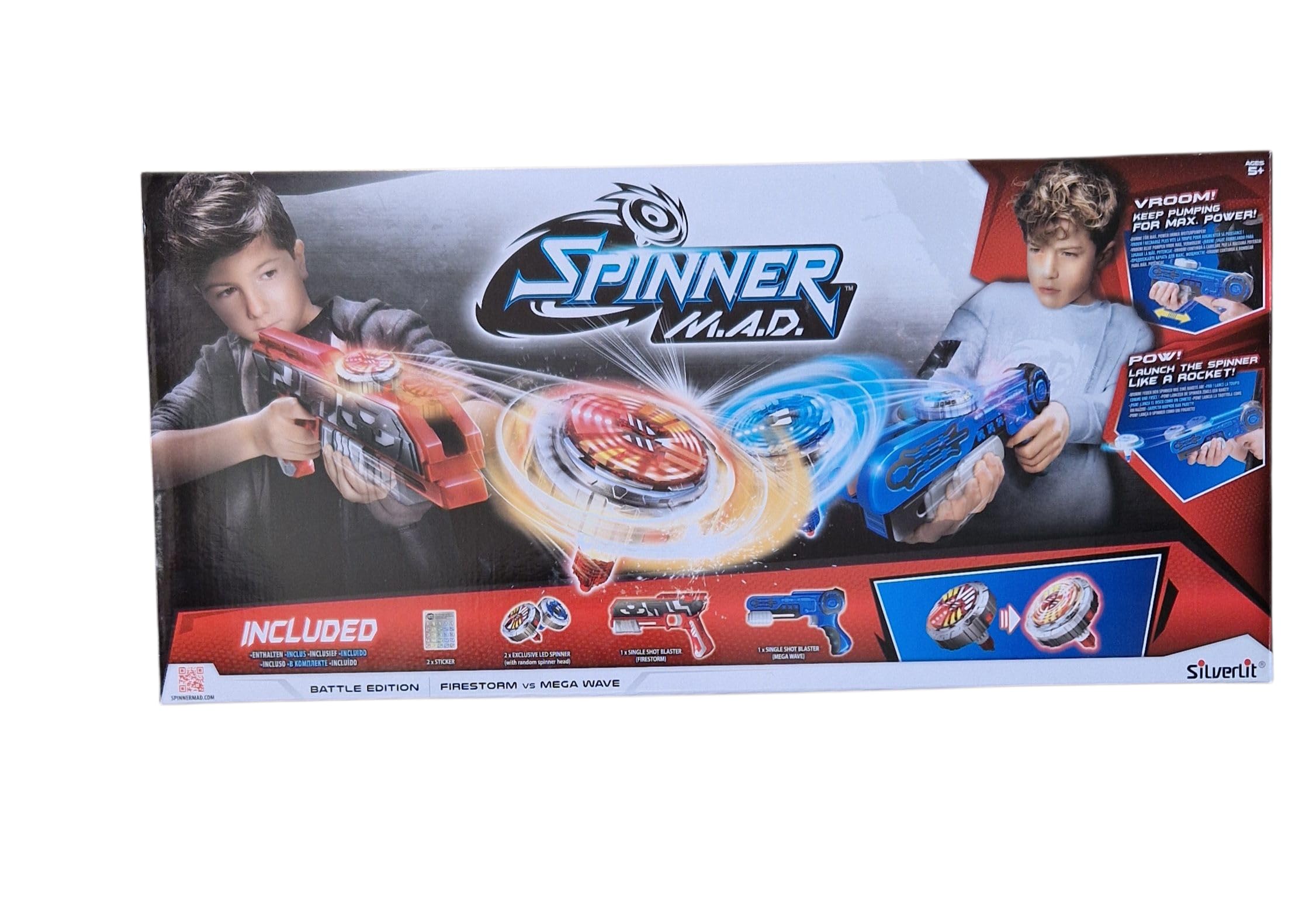 Silverlit Spinner Mad Duo Battle Set 86321