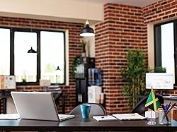 Krmkot Jamaica Jamaican Desk Flag Table Flag, Small