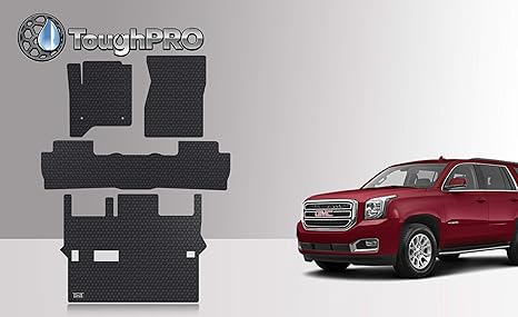 Toughpro Floor Mat Accessories Set 3rd Row Compatible With Gmc