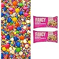 Fancy Sprinkles Rainbow Baking Confetti Sprinkles and Chocolate Pieces, Crunchy Jimmies, Chocolate Gems, Candy-Coated Chocolatey Morsels, Star Confetti Pieces, And White Morsels 8 oz Bag (2 Pack)