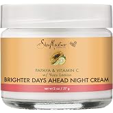 SheaMoisture Night Cream for Dull &amp; Uneven Skin, Papaya and Vitamin C Moisturizer, 2 Oz