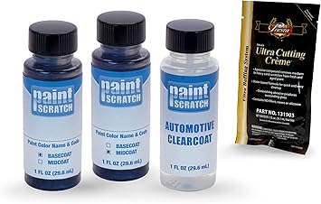 Amazon Com Paintscratch Touch Up Paint Tricoat Bottle Car Scratch Repair Kit Compatible Replacement For 2014 Ford Focus Blue Candy Metallic Tricoat Color Code Z9 Automotive