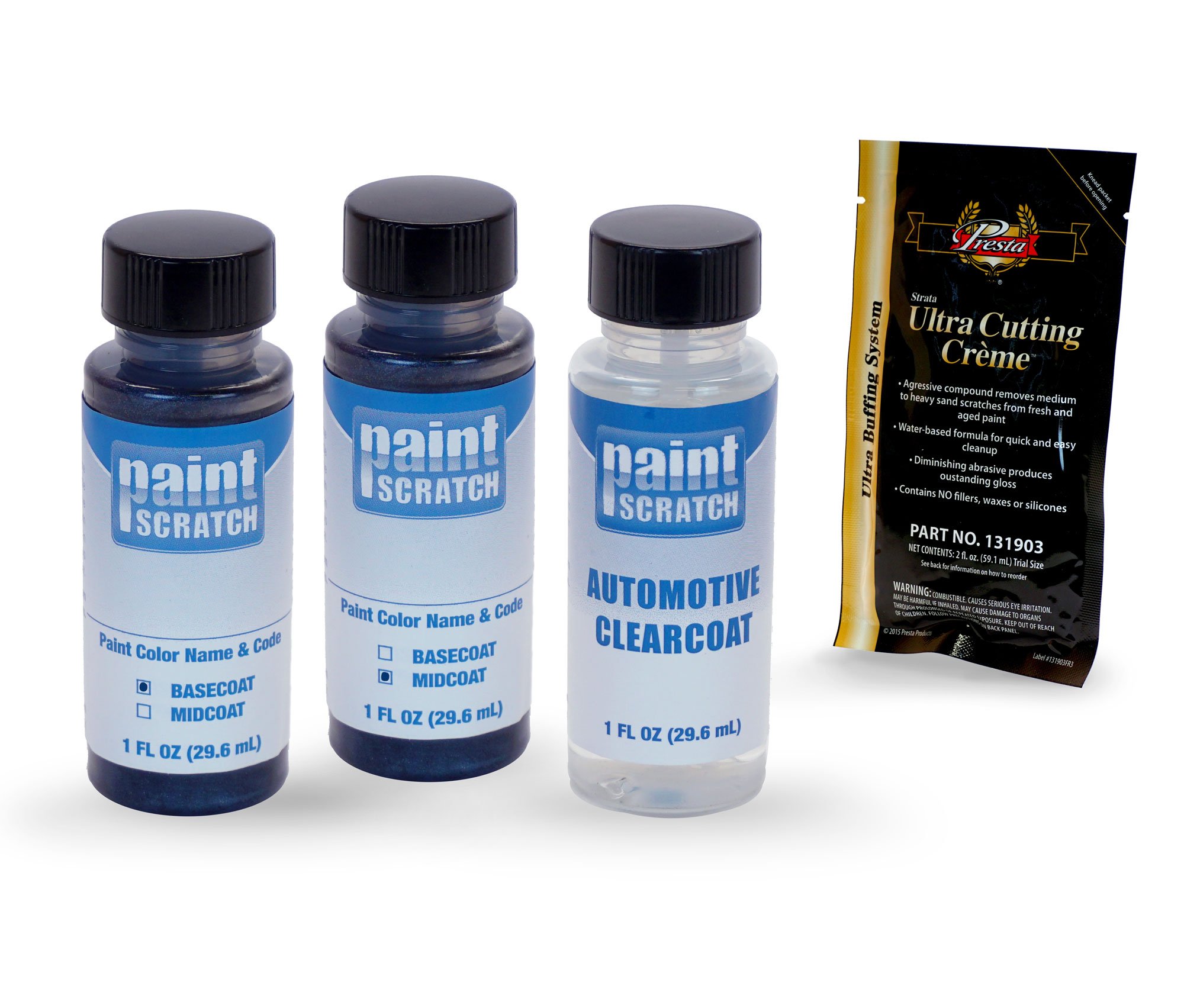 PaintScratch Touch Up Paint Tricoat Bottle Car