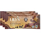Dark Chocolate Chips by Lily's | Stevia Sweetened, No Added Sugar, Low-Carb, Keto Friendly | 55% Cocoa | Fair Trade, Gluten-F