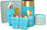 OGX Argan Oil of Morocco Hair Care Gift Set Shampoo Conditioner Heat Spray Mat view 1