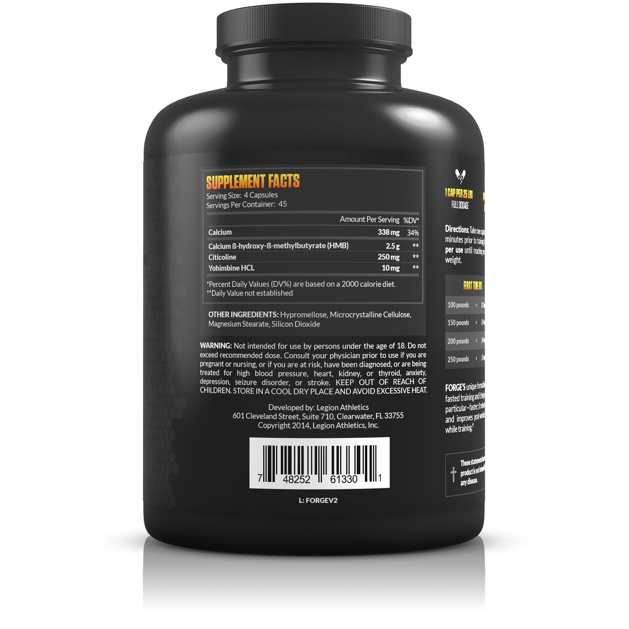 Legion Fasted Fat Burner Thermogenic Fat Burner, Target Stomach