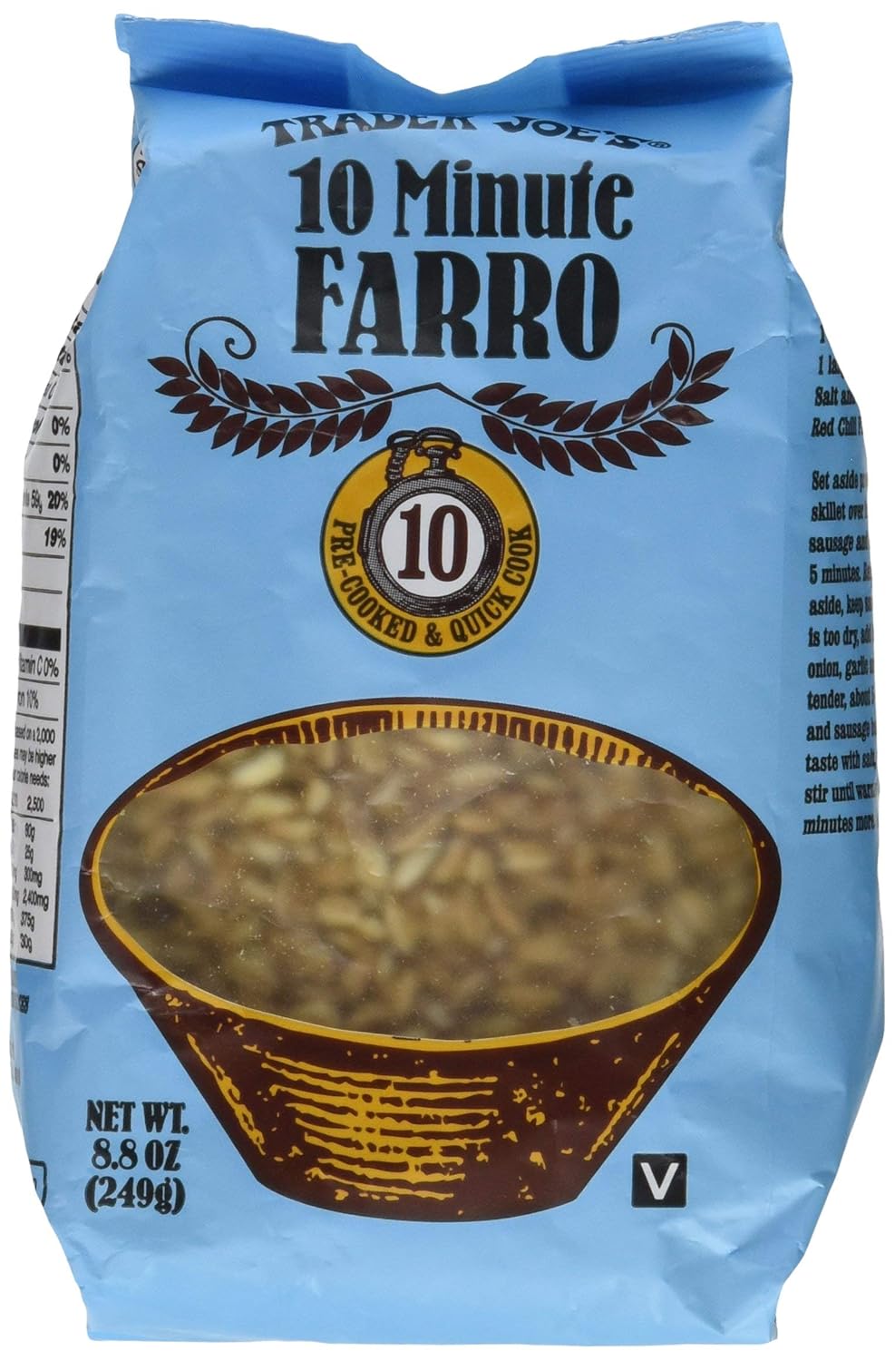 What is the difference between regular farro vs Trader Joe's "Instant Farro"? r/Cooking
