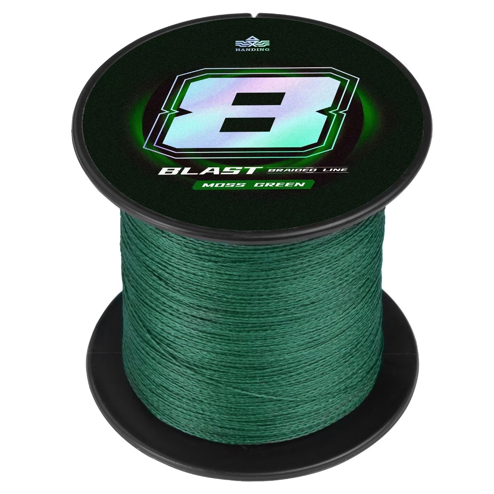 Photo 1 of HANDING Blast Braided Fishing Line - BFS Fishing Line - Water and Abrasion Resistant - No Stretch - Colored Fishing Line Braid for Extra Visibility (Pre-Wet Before Knot Tightening)