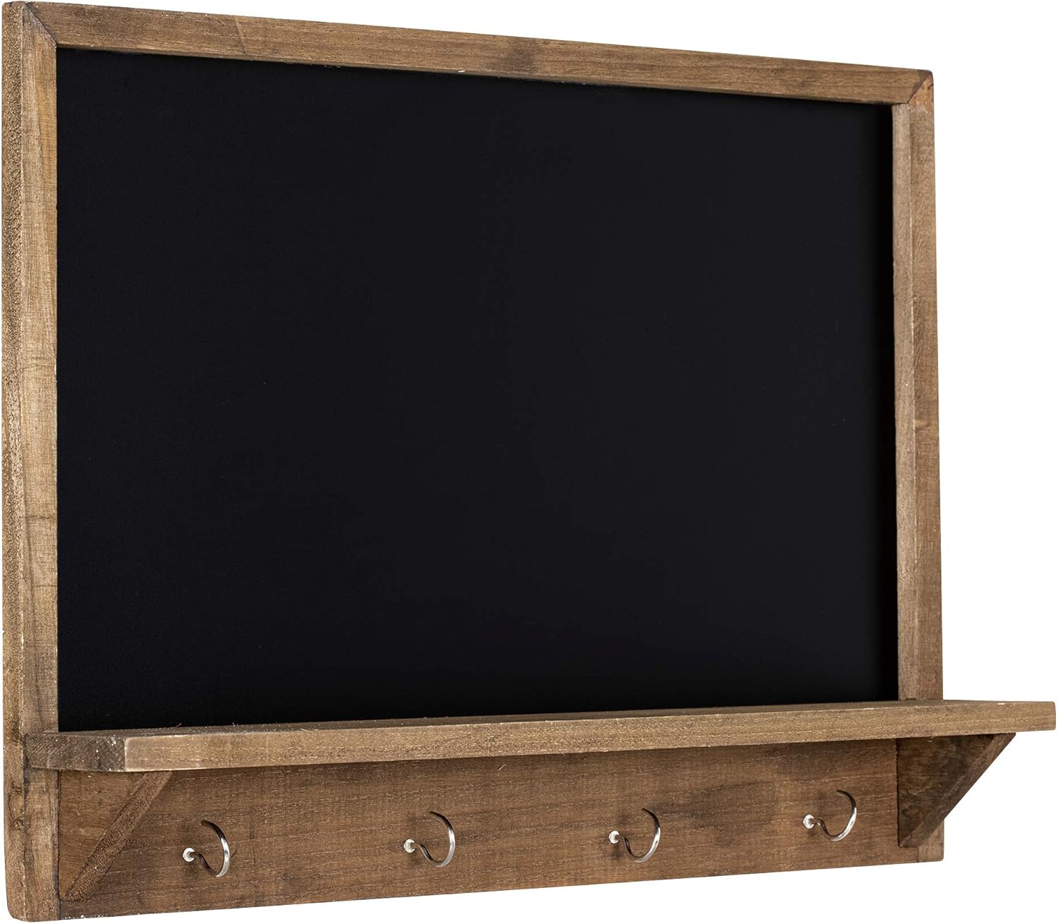 Navaris Chalkboard with Hooks 18" x 24" Wood Frame Chalk
