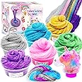 Unicorn Galaxy Slime Party Favors, Non-Sticky, Stress Relief,and Safe for Girls and Boys - Classroom Reward, Easter Egg Filling Stuffers