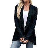 Cardigan for Women Long Sleeve Sweaters Casual Lightweight Knit Open Front Fall Fashion Outfits