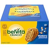 belVita Blueberry Breakfast Biscuits, 8 Packs (4 Biscuits Per Pack)