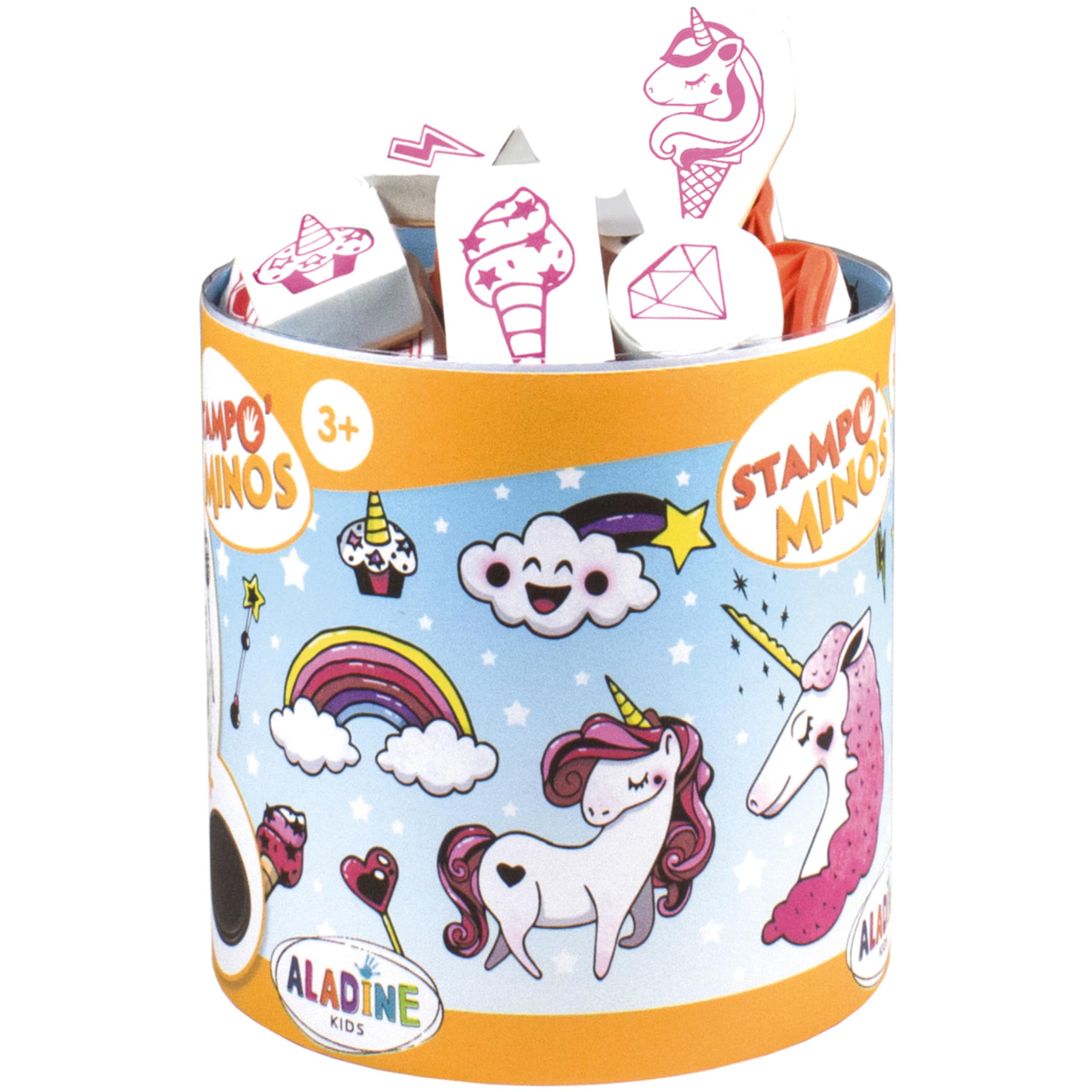 Unbekannt Aladine 85145 STAMPO Minos Stamp Set, Multi-Colour