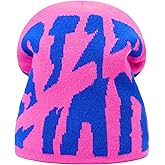 2THESTARS Y2K Beanie for Men Women Knitted Hat Winter Cap Star Design Warm Casual Skullies Cold Weather Knit Outdoor