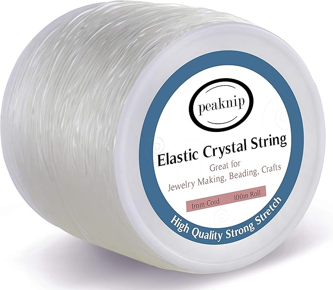 1mm Elastic Bracelet String Elastic Cord for Necklace