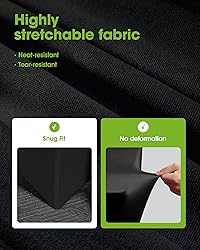 Pureegg Spandex Tablecloth 6ft - 4 Pack, Fitted and