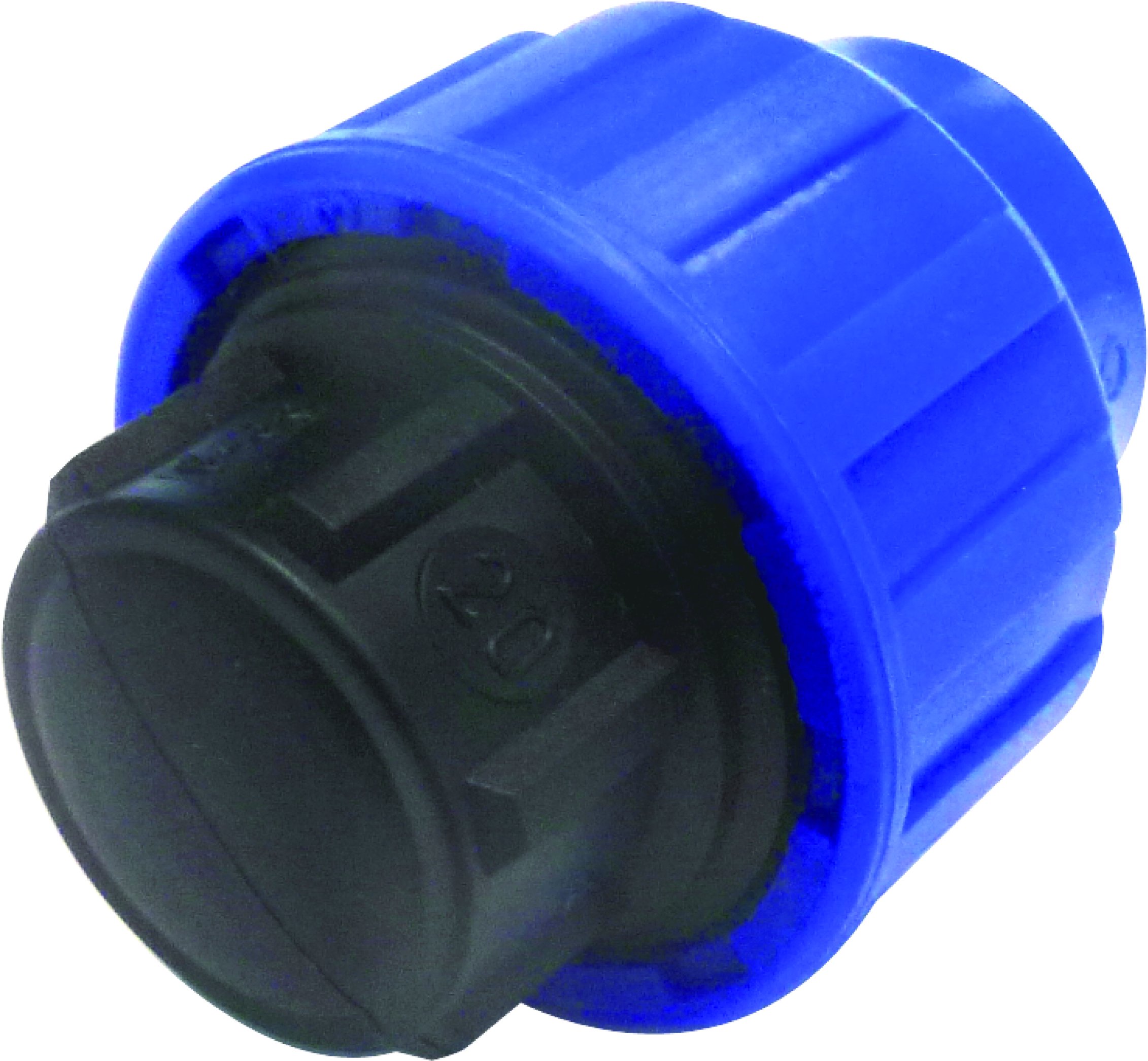 S&M s & m Racor – Stopper End, 20 mm, Black/Blue