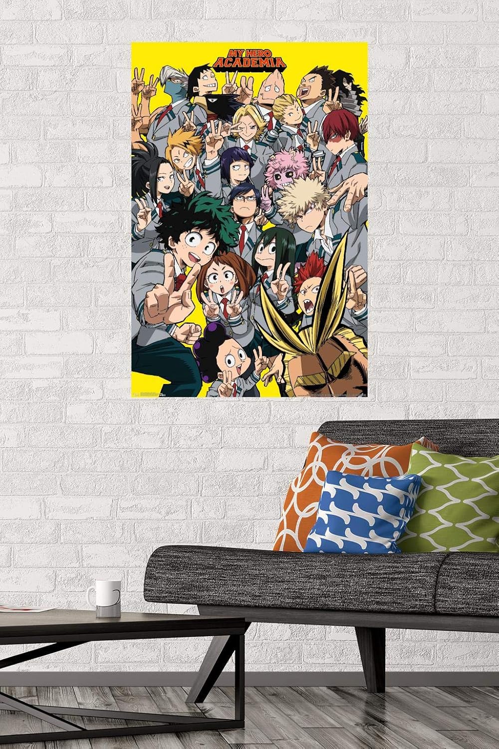 Trends International My Hero Academia-Selfie Wall Poster, 22.375" x 34", Unframed Version: Home & Kitchen