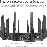 ASUS GT-AX11000 Pro Tri-Band WiFi 6 Router 2.5G 10G Ports RangeBoost Plus view 7