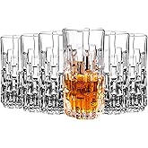 binsakao Highball Glasses Set of 6, Water Glasses, Collins Tall Beverage Cups Glassware for Drinks, Water, Beer, Soda, Cocktail 10 OZ