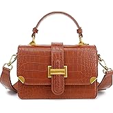LL LOPPOP Women's Small Classy Crossbody Purse Top Handle Handbags Leather Satchel Bags for Women