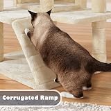 Yaheetech 138.5cm Cat Tree with Condos Sisal Posts Beige view 6