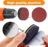 KONGMING 2 inch 50mm Sanding Disc Set Grit 80-3000 with Hook&Loop view 5