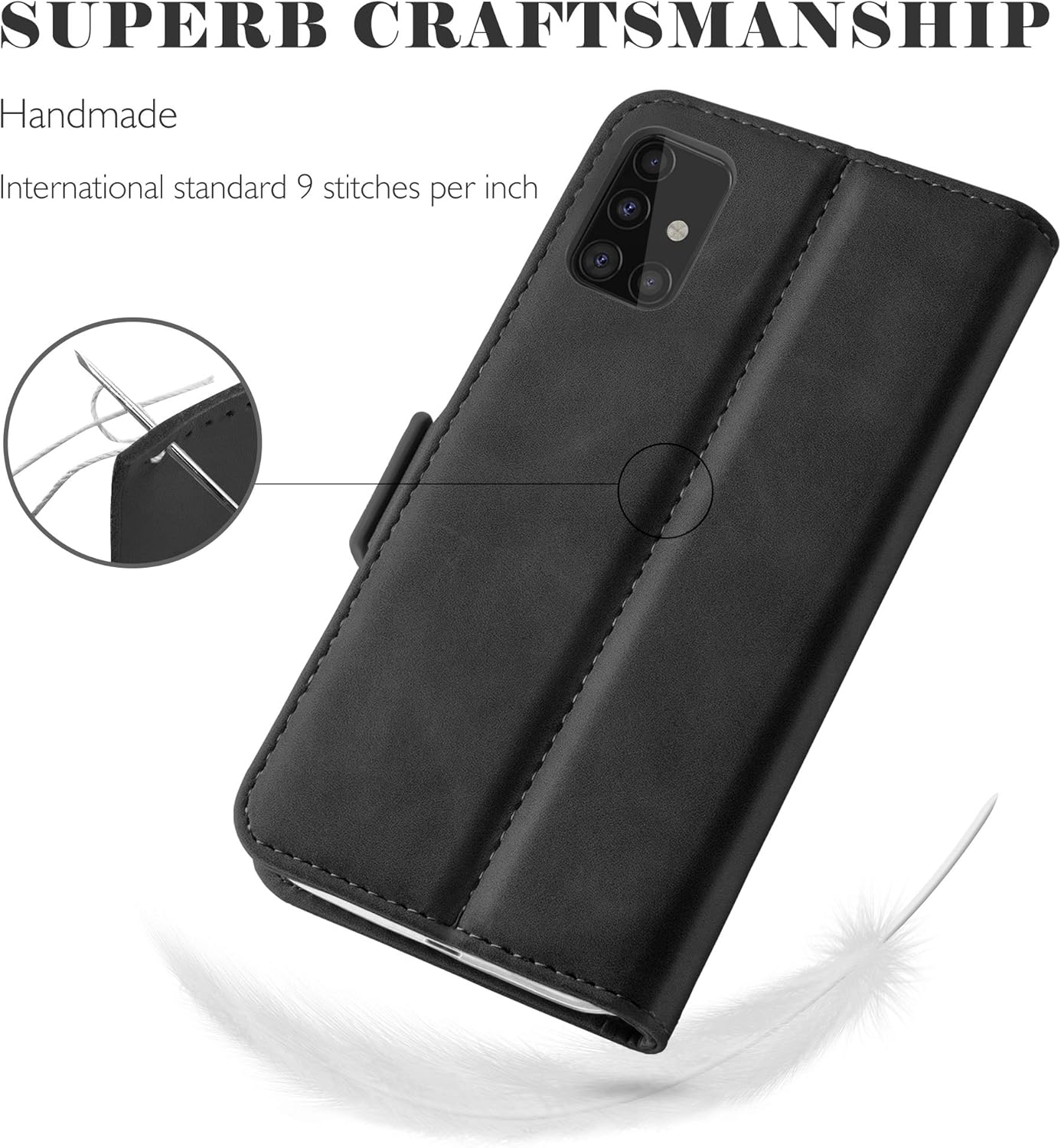 YATWIN Compatible with Samsung Galaxy A51 Case - Image 3