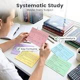 Koogel A6 Flash Cards 300-Piece 5 Colour Blank Study Cards 150gsm 14.8x10.5cm view 4