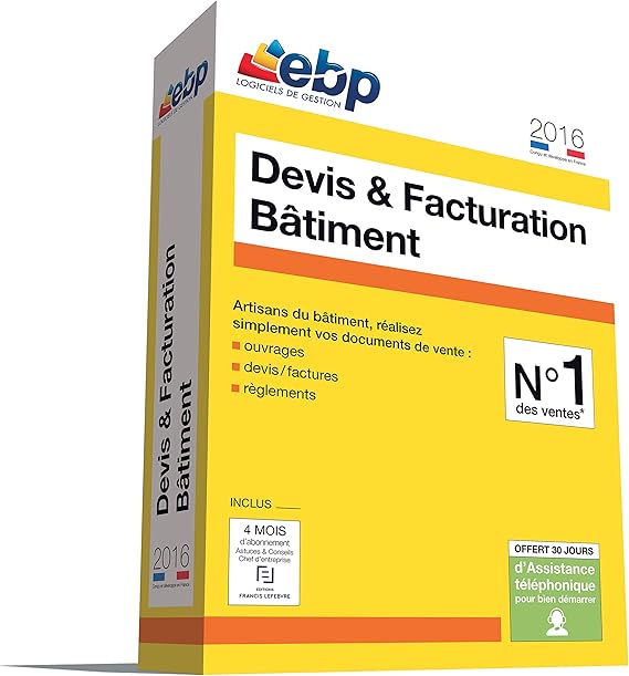 Ebp Devis Facturation Batiment 2016 Amazon Fr Logiciels