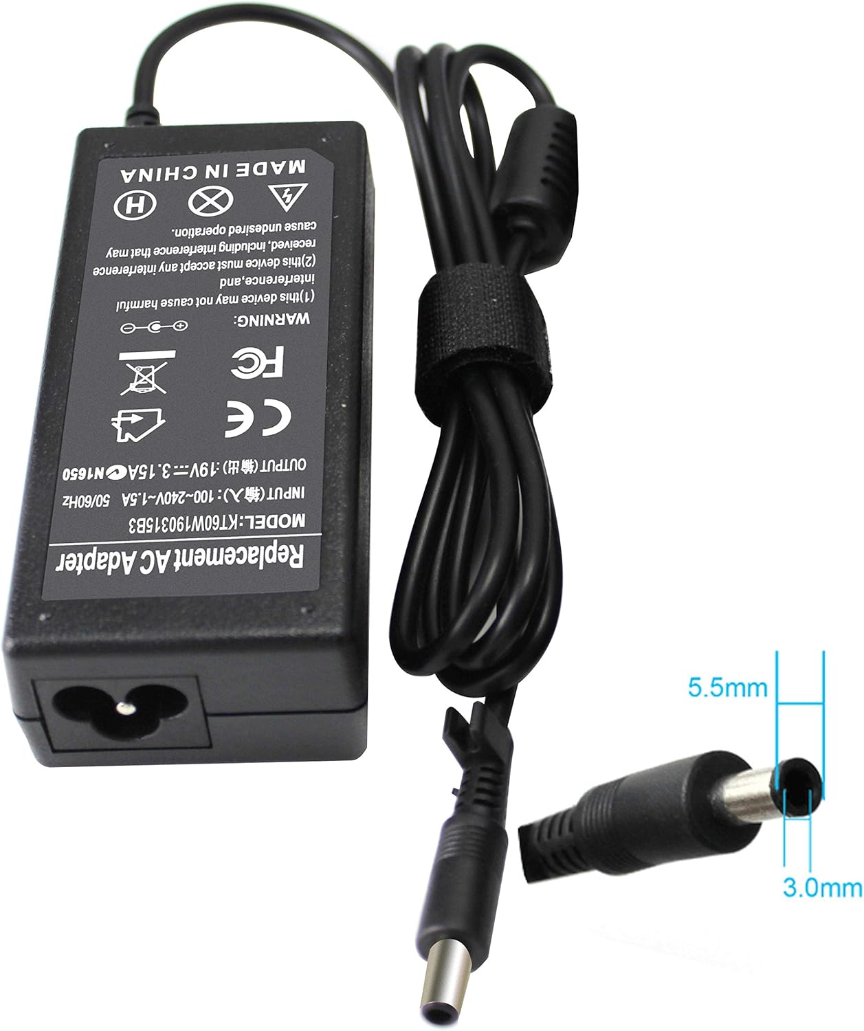 BE&middot;Sell New 19V 3.15/3.16A 60W AC Adapter Power Supply Charger Cord for Samsung NP 2/3 / 4/5 / 6/7 Series NP270E4E NP270E5E NP270E5G P/N:AD-6019 AD-6019R 0335A1960 CPA09-004A A060R001L