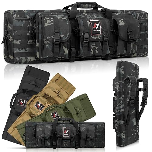 Xl Rifle Case LUXHMOX Double Long Soft Rifle Case, American Classic Outdoor Tactical ...