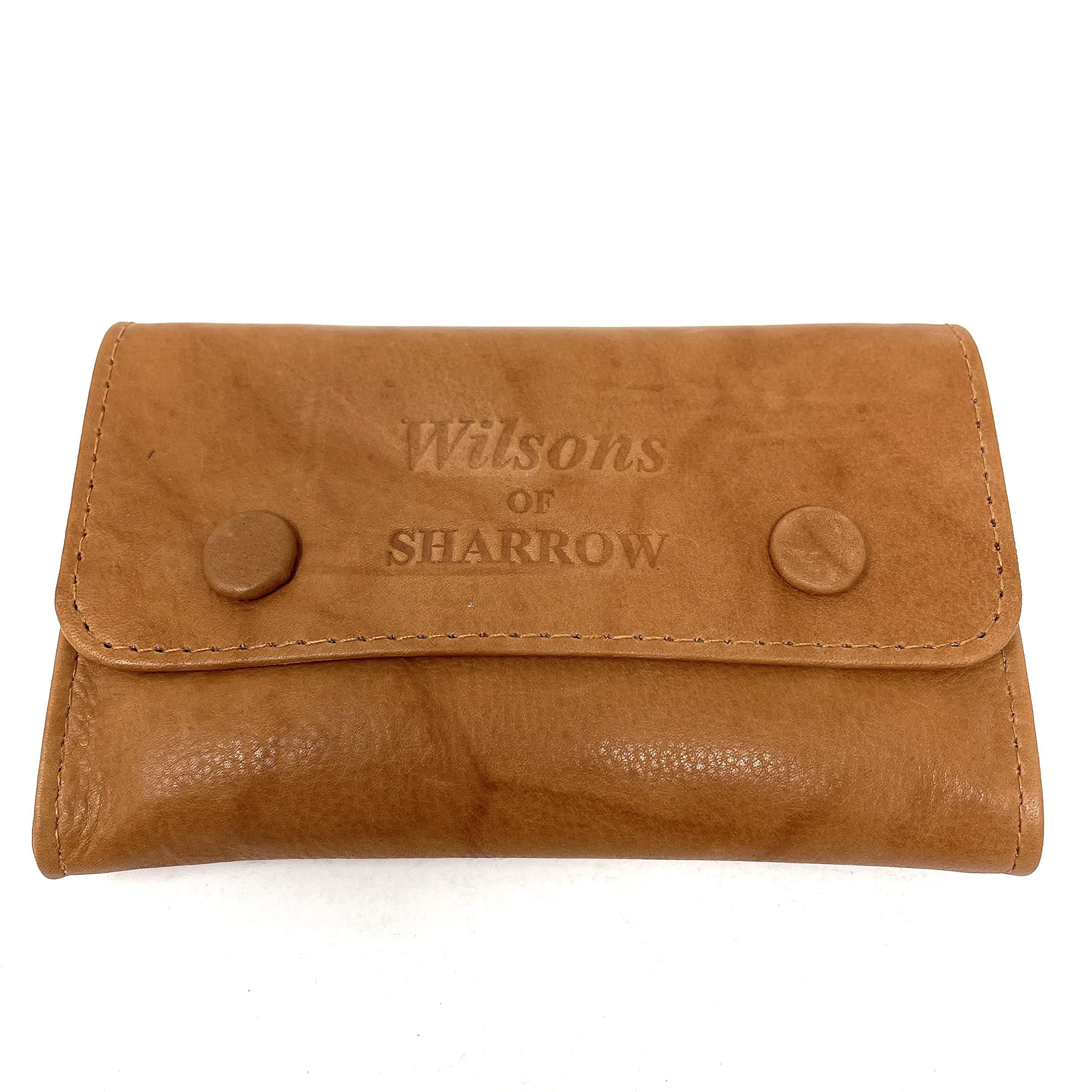 SHARROW Genuine Leather Pouch (Ant. Tan)