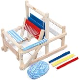 LAVIEVERT Wooden Multi-Craft Weaving Loom DIY Hand-Knitting Weaving Machine Intellectual Toys for Kids