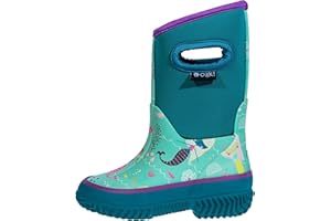 OAKI Kid's Neoprene Rain Boots, Snow Boots, Muck Boots
