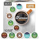 Keurig Famous Favorites Variety Pack, Single-Serve K-Cup Pods, 10 Count