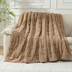 Wemore Jacquard Fleece Weighted Blanket Queen Size