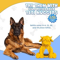 Yeti Puff and Play Dog Toy, Dog Chew Holder, Fun