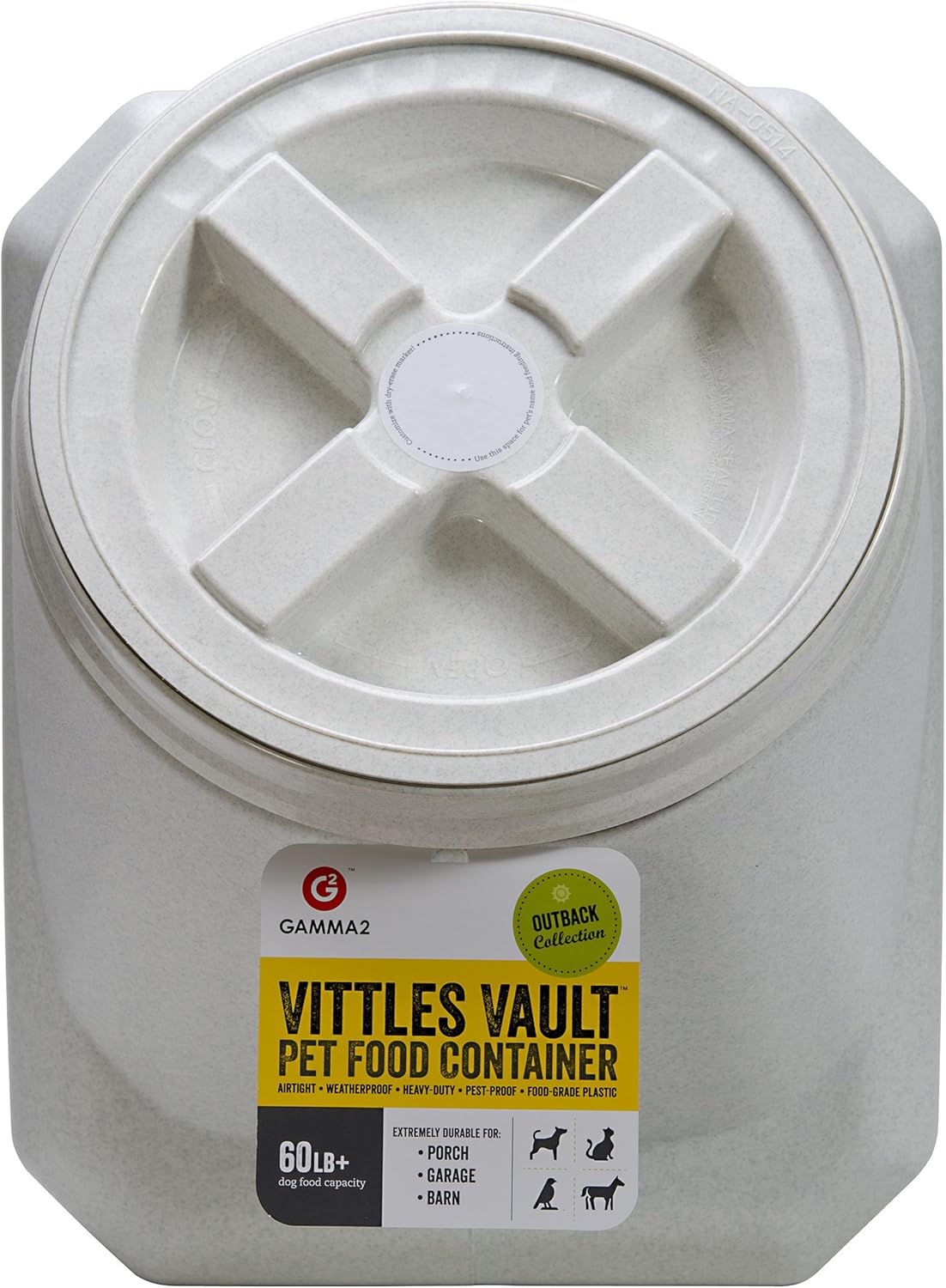gamma vittles vault stackable 60 lbs