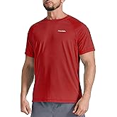Men's Workout Short Sleeve Athletic Gym Shirts UPF 50+ Sun Protection Quick Dry Swim Shirt Summer Tshirts for Beach
