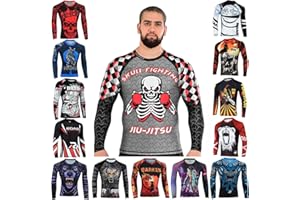 Roar BJJ Rash Guards MMA Grappling Jiu Jitsu Training No Gi Fight Wear Shirt