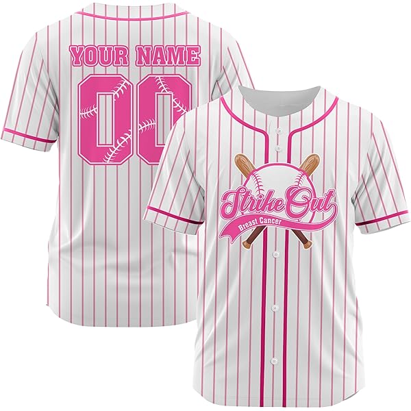 シャツ Breast Cancer Awareness Football Jersey Amazon.com: Personalized Breast Cancer Jersey, Pink Ribbon